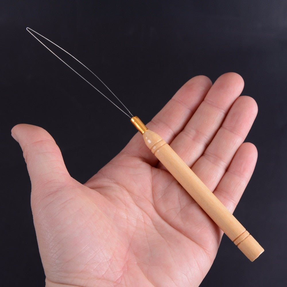 Hair and Beard Beads Micro Rings Loop Tool! (Beads included)
