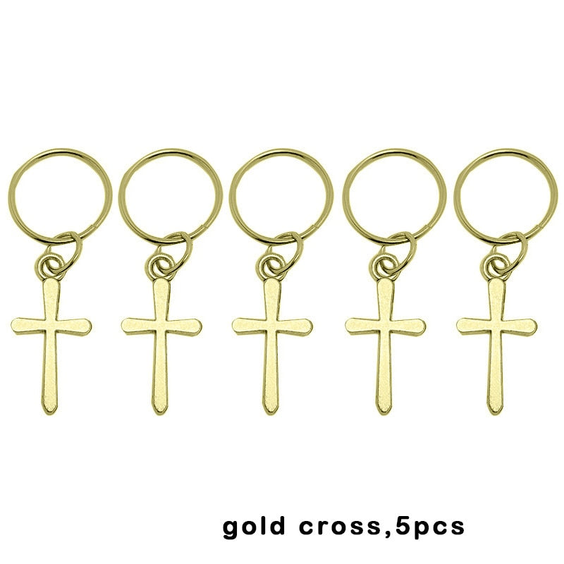 50Pcs/lot Mix Color Rebel Charm Hair Jewelry!