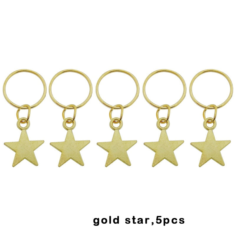 50Pcs/lot Mix Color Rebel Charm Hair Jewelry!